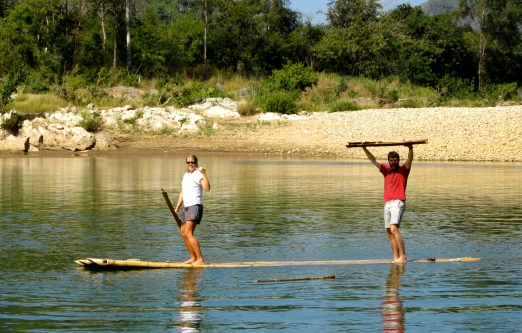 Paddle boarding Thailand style!